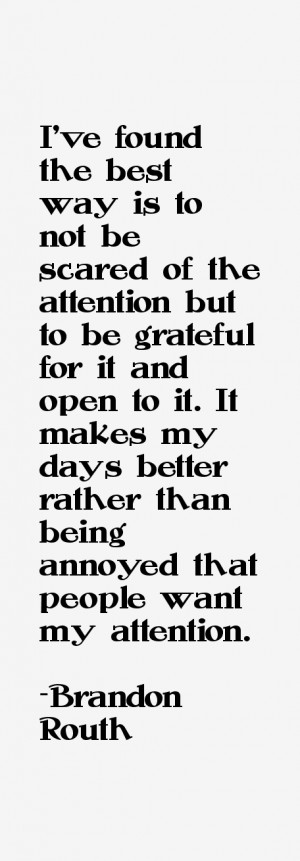 Brandon Routh Quotes amp Sayings