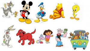 Famous Cartoon Characters Kids