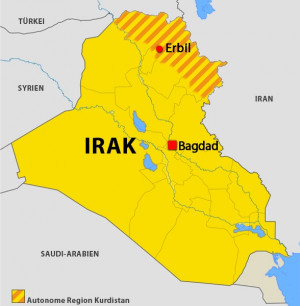 Kurdistan Autonome Region Irak Sidentsemblem