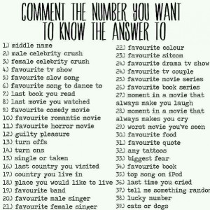 Ask me anything :) don't be shy, and ask as many as you like;) Please ...