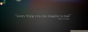 Everything you can Imagine - Quotes Fb Covers