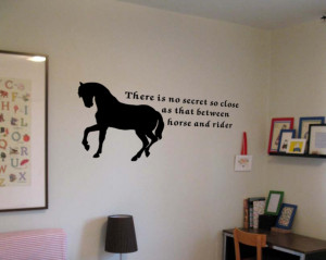 Horse And Rider Wall Decal
