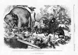Thomas Nast Elephant Cartoon