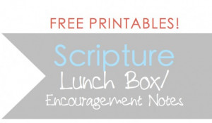 Printable Lunch Notes from mercyINK {Free for Personal Use}