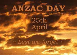 Anzac Day 25th April 2013 Lest we forget skyscape sunrise dawn sunset ...