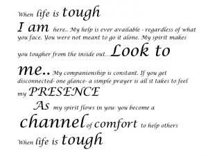 Life is tough. The spirit within makes me tougher…