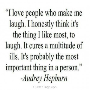 quotestags_app #inspire #love #AudreyHepburn #laugh #people #fml # ...
