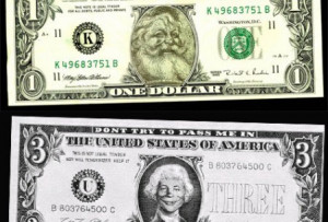 FUNNY BUSINESS This fake money might not trick you but it pays to