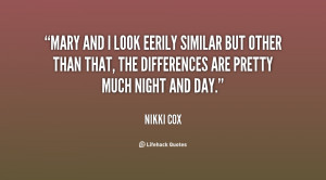 nikki cox quotes i think i m as content as one can be nikki cox