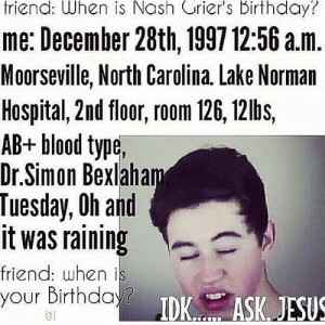 Most popular tags for this image include magcon nash grier funny
