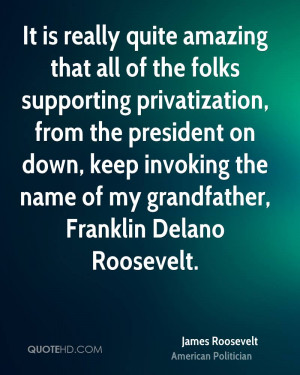 is really quite amazing that all of the folks supporting privatization ...