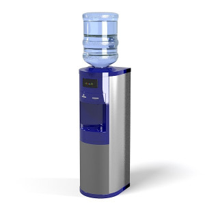 Water Cooler Dispenser with Refrigerator