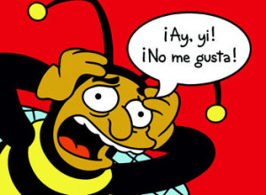 love simpsons character maggie fat mexican bumble bee