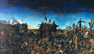 The last Texan verified to have left the Alamo was James Allen, a ...