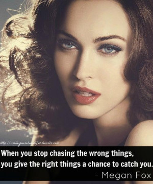 Megan fox famous quotes and sayings wrong things