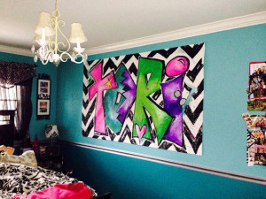 Canvas Bright Colored for Girls Teen Tween Room: Tween Rooms, Teens ...