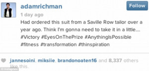 Out of the loop: Richman seemed unaware that 'thinspiration' is a term ...