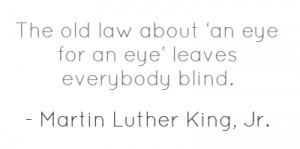The old law about ‘an eye for an eye’ leaves