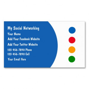 Social Networking Business Cards