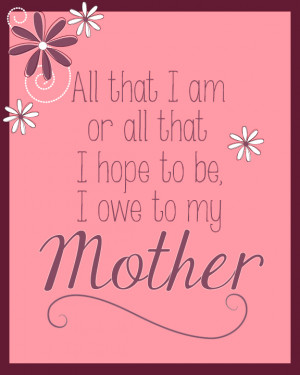 Mother's Day Free Printables