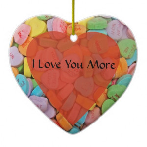 Love You More Candy Hearts
