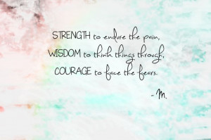 quotes about strength and courage tumblr