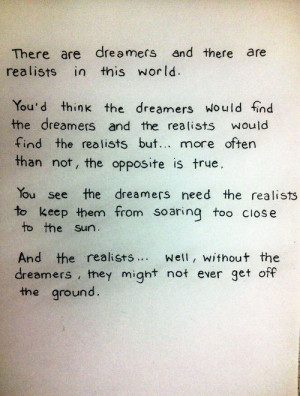 dreamers and realists