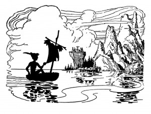 Finally, here is the Never-Bird’s nest. This hasn’t been coloured ...