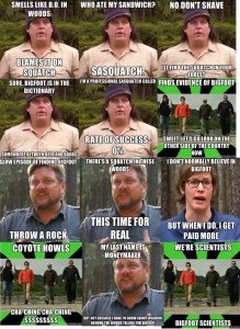 Finding Bigfoot enjoyable 2012 spoofs and all