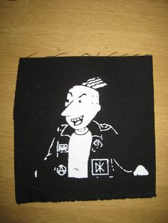 Roger Klotz punk patch on Etsy, Sold More
