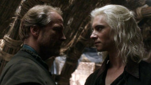 Jorah Mormont and Viserys Targaryen.