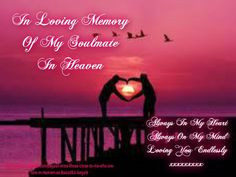 In loving memory of my husband More