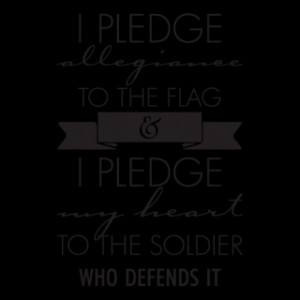 Pledge Allegiance Wall Quotes™ Decal