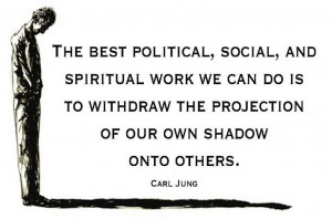 ... the projection of our own shadow onto others.
