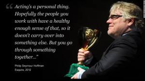 Philip Seymour Hoffman in his own words 7 photos