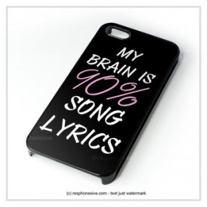 Brain Song Music Cute Funny Quote iPhone 4 4S 5 5S 5C 6 6 Plus , iPod ...