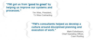 What else are clients saying about FMI?