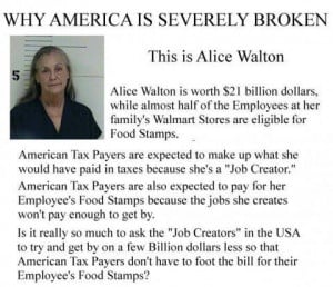 ... alice walton alice walton is worth $ 21 billion while almost half of