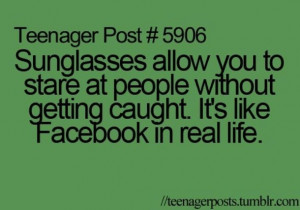 facebook, phrases, sunglasses, teenager post