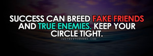 Motivational Wallpaper on Friendship: Fake friends Believe in rumors