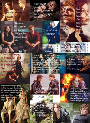 Katniss and Peeta Quotes by Flangee