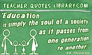 Teacher Quotes Library