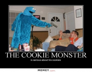 Cookie Monster With A Gun