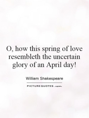 William Shakespeare Quotes Spring Quotes