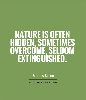 Nature Quotes Francis Bacon Quotes