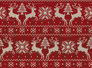 Ugly Christmas Sweater Pattern Wallpaper Dad's ski sweater