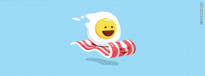 Bacon Is What Eggs Flying on Bacon