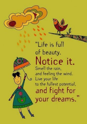 Fight for your dreams