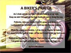 Bikers Prayer | Bikers' Prayer More