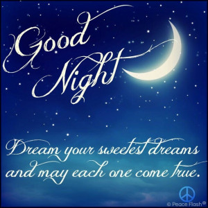 Good Night, sweet dreams my friend...;)